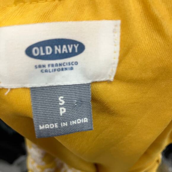 Old Navy Yellow Floral One-Shoulder Midi Dress - Picture 4 of 15